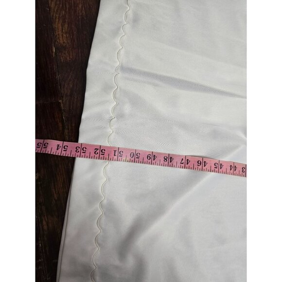 Vintage White Semi Sheer Ethereal Long Night Gown House Dress - Picture 9 of 13